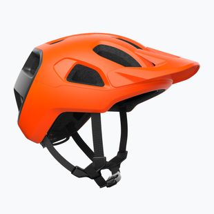 Casco bici POC Cularis arancione fluorescente opaco/nero uranio opaco