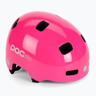 Casco da bici per bambini POC POCito Crane MIPS rosa fluorescente