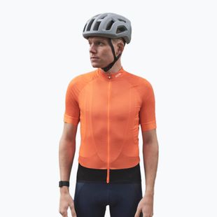 Maglia da ciclismo POC Essential Road da uomo o zink orange