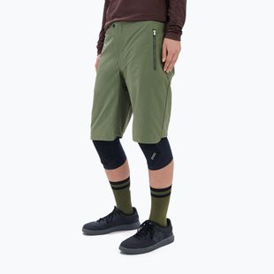 Pantaloncini da ciclismo da donna POC Essential Enduro verde epidotico