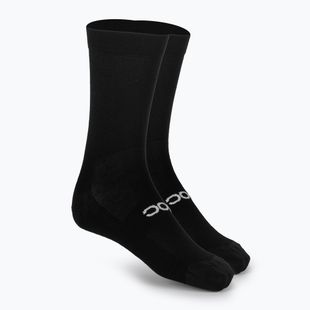 POC Zephyr Merino Mid calze da ciclismo nero uranio