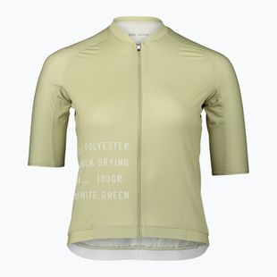 Maglia ciclismo donna POC Pristine Print verde prehnite