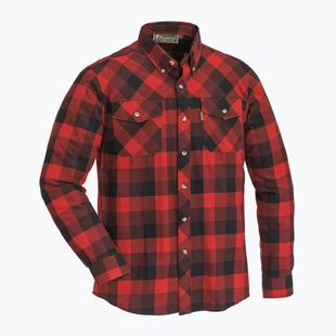 Camicia da uomo Pinewood Lumbo red/black