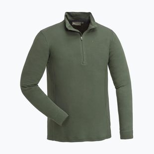 Felpa termica Pinewood Abisko Merino Base Layer Half Zip Uomo d.mossgreen