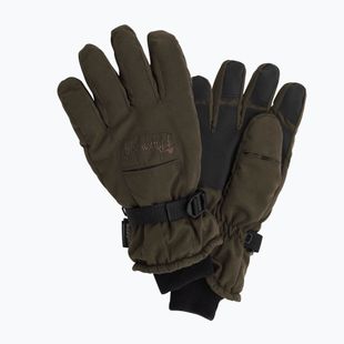 Guanti da trekking da uomo Pinewood Membrane Glove in pelle scamosciata marrone