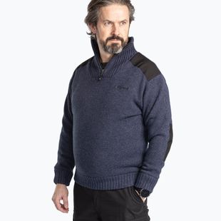 Maglia da uomo Pinewood Hurricane d.navy mel