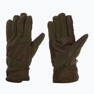 Pinewood Småland Hunters Extreme Fleece guanti da uomo h.brown / suede brown