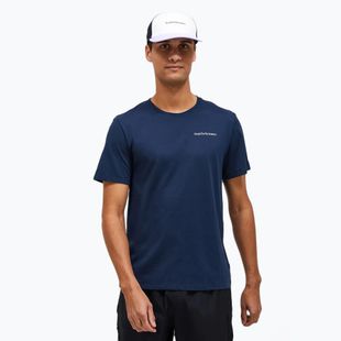 Maglietta Peak Performance Explore Logo Uomo blu ombra