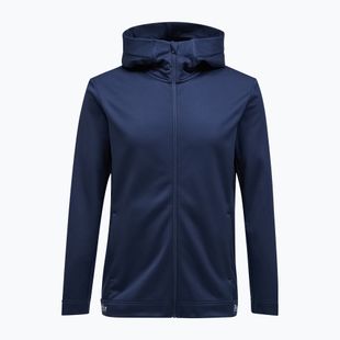 Felpa da trekking da uomo Peak Performance Rider Tech Zip Hood blu shadow
