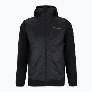 Giacca con cappuccio Peak Performance Radiance Hybrid da uomo, nero