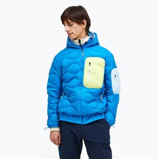 Piumino Peak Performance Helium Utility da uomo blu brillante/nuvola/sole adventur
