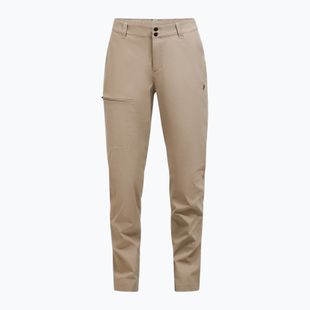 Pantaloni da trekking da donna Peak Performance Iconiq avid beige