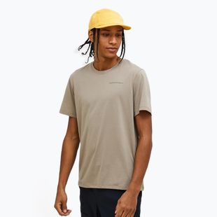 Maglietta Peak Performance Explore Logo avid beige da uomo