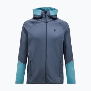 Felpa da uomo Peak Performance Rider Essentials Zip Hood Mountain Mist/Deluded Vision