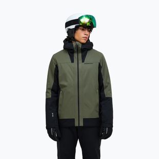 Giacca da sci uomo Peak Performance Rider Tech Insulated pine needle/black
