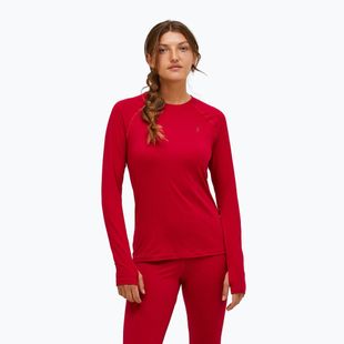 Maglia termica da donna Peak Performance Spirit Crew tech burgundy