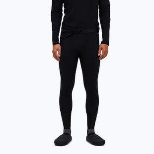 Pantaloni termici da uomo Peak Performance Magic 3/4 Johns Long Wool-Blend Baselayer black/black