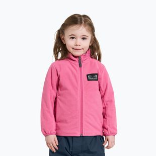 Felpa in pile Didriksons Muskot rosa dolce per bambini