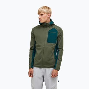 Felpa da uomo Peak Performance Utility Light Zip pine needle/ponderosa pine