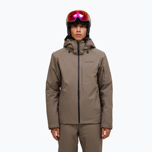 Giacca da sci uomo Peak Performance Maroon Insulated terrain tan