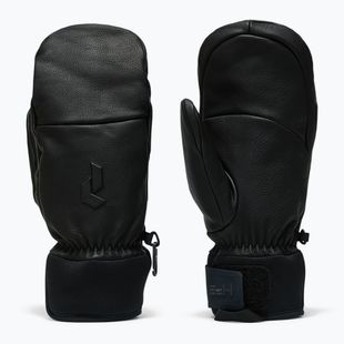 Guanti da sci Peak Performance Leather Hipe Solarcore Insulated Mitten black