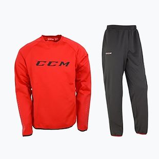 Tuta da ginnastica da bambino CCM Locker Suit JR rosso