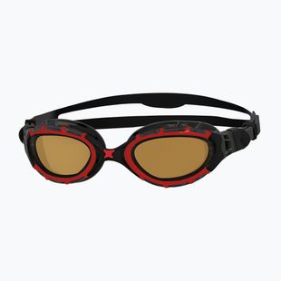 Zoggs Predator Flex Occhiali da nuoto polarizzati Ultra rosso/nero/polarizzato cooper