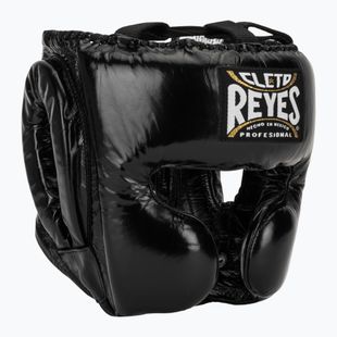 Cleto Reyes Protezioni guancia Casco da boxe in pelle nero