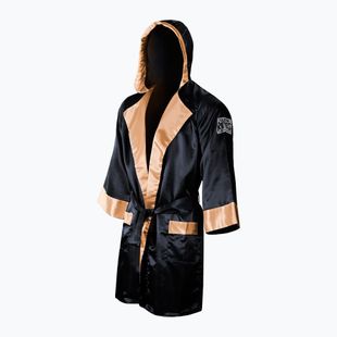 Vestaglia da ring Cleto Reyes Satin Boxing Hoodie black/gold