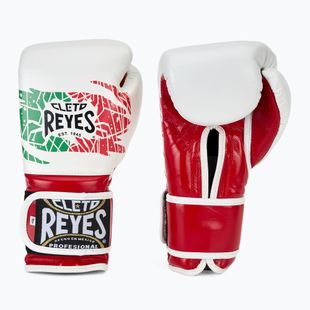 Cleto Reyes Guanti da boxe in velcro rosso/bianco verde rosso