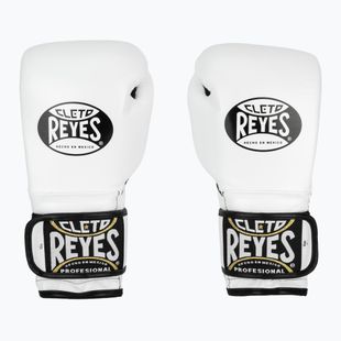 Cleto Reyes Guanti da boxe in velcro bianco/nero