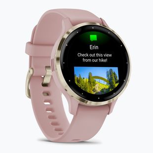 Orologio Garmin Venu 3S soft gold/dust rose