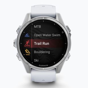 Orologio Garmin Fenix 8 43 mm Amoled silver/white stone