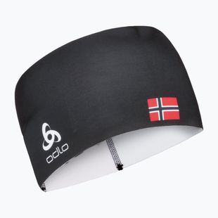 Fascia per la testa ODLO Competition Fan Warm black/norwegian flag