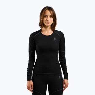 Maglia termica donna a maniche lunghe  Active X-Warm Bl Top Crew Neck black