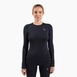 Maglia termica a maniche lunghe da donna ODLO Fundamentals Active Warm Bl Top Crew Neck black