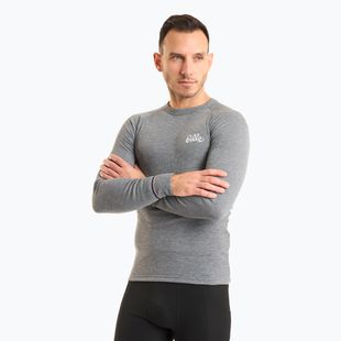 ODLO Active Warm Originals Bl Top Crew Neck Longsleeve Uomo grigio acciaio melange