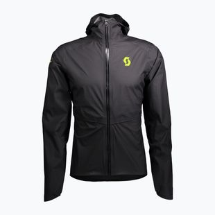 Giacca da corsa uomo SCOTT RC Run Waterproof nero/giallo