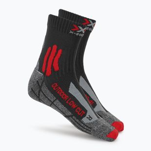 Calze da uomo X-Socks Trek Outdoor Low Cut anthracite/red
