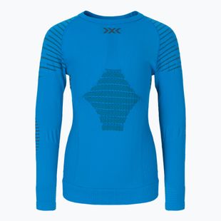 Maglia termica per bambini X-Bionic Invent 4.0 LS teal blue/anthracite