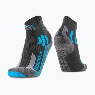 Calzini X-Socks Trek Outdoor Low Cut anthracite/turquoise