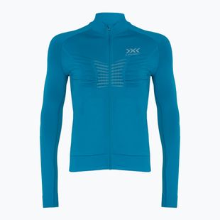 X-Bionic Racoon 4.0 Transmission Layer felpa termica blu verde acqua/grigio dolomite