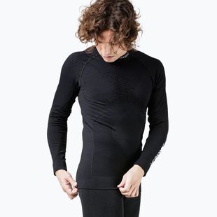 X-Bionic Energy Accumulator 4.0 Turtle Neck Uomo manica lunga termica nero opale/bianco artico