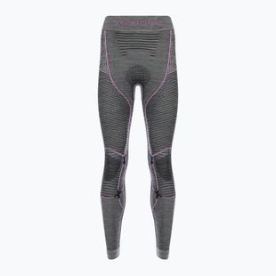 Pantaloni termoattivi da donna X-Bionic Merino nero/grigio/magnolia
