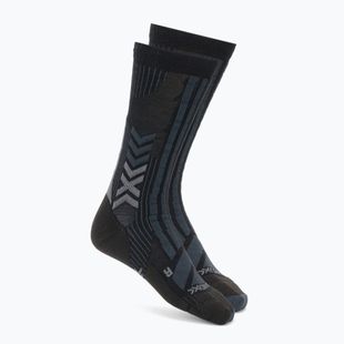 Calze da uomo X-Socks Trekking Perform Merino Crew black/charcoal