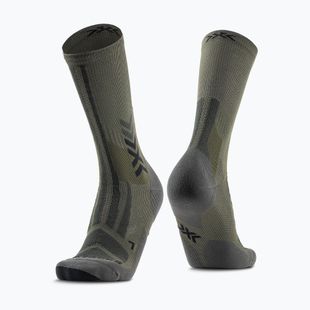 Calzini X-Socks Hike Discover Crew green/black