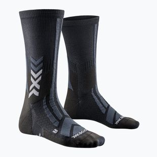 X-Socks Hike Discover Crew calze da trekking nero/carbone