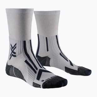 Calzini da corsa da uomo X-Socks Trailrun Perform Crew pearl grey/charcoal