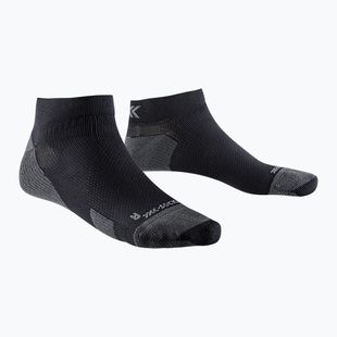 Calzini da corsa X-Socks Run Discover Low Cut da uomo, nero/carbone