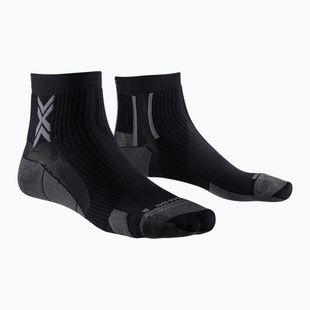 Calzini da corsa X-Socks Run Perform Ankle da uomo, nero/carbone